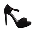 thumbnail image 1 of Zapatillas negras para mujer con tacón y punta abierta Dorothy Gaynor 22.5 Dorothy Gaynor Zapatillas negras para mujer con tacón y punta abierta Dorothy Gaynor 22.5, 1 of 6