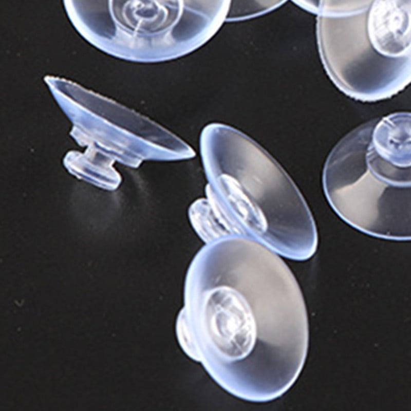 5x Suction Cups Caps Suckers Aquarium Fish Tank Glass Anti-Collision Hanger Pad 