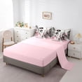 thumbnail image 5 of Castle Fairy Elegant Black Woman Twin Bedding 7-Piece,Romantic Paris Eiffel Tower Bedding Comforter Set,Pink,Pink Reversible, 5 of 7