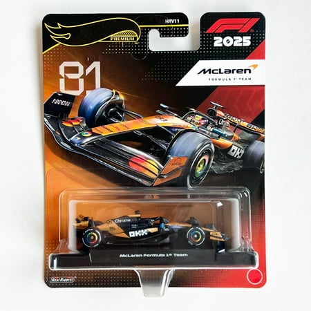 HW Premium 2025 F1 McLaren Formula One Team #81 Oscar Piastri HRV11