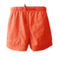 thumbnail image 3 of Jxximdong Shorts for Women Womens Plus Size Comfy Drawstring Casual Elastic Waist Pocket Loose Shorts Pants Orange M Pants, 3 of 4