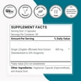 thumbnail image 5 of SuperSmart Super Gingerols 400mg per Day (High Potency 20% Gingerol) - Ginger Root Extract Supplement | Non-GMO & Gluten Free - 60 Vegetarian Capsules, 5 of 9