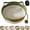 Green-A, variant on Cotton Rope Cat Bed Basket, Woven Round Pet Bed with Scratching Pad & Ball Toy, Foldable Cat Nest for Cats & Small Dogs