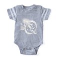 thumbnail image 1 of CafePress - Gothic Skull Initial Q - Cute Infant Baby Football Bodysuit, 1 of 1