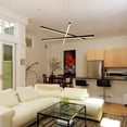 thumbnail image 6 of VONN Sirius 40" ETL Certified Integrated LED Aluminum and Acrylic Pendant Black, 6 of 12