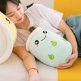 thumbnail image 3 of LIWEN Lovely Expression Sleeping Accompany Tea Cup Plush Toy PP Cotton Filling Cute Fruit Drink Plush Stuffed Doll Birthday Gift, 3 of 8