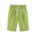 thumbnail image 3 of Kids Shorts Boys Elastic Waist Casual Boys Summer Outfits Girls Biker Shorts 8-9 Years, 3 of 3