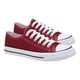 thumbnail image 4 of Sneaker Urban Casual de lona para hombre, color burdeos y blanco, 4 of 4