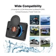 thumbnail image 3 of 12V Power Adapter Dual USB Car Charger Car Cigarette Lighter Socket For Marine Motorcycle Boat RV Modification Charger ,Variety of Features, 3 of 6