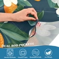 thumbnail image 5 of Yayeee Kitchen Curtains Tier Set of 2 Light Filtering 57"x36" Over Sink Window Panels, Orange Fruit, 5 of 7