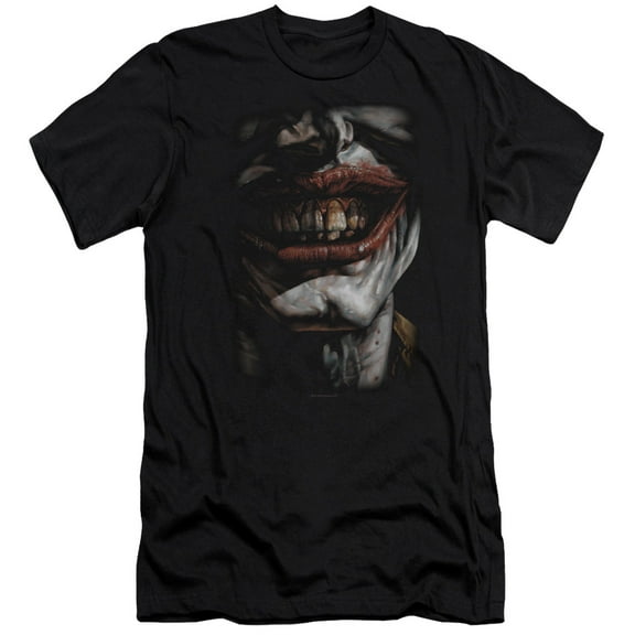 Batmanile Of Evil Premium Canvas T-Shirt Adult Slim Fit 30/1 Black