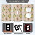 thumbnail image 3 of Yayeee Toggle Light Switch Wall Plate 1-Gang 4.5"x2.7" Home Decorative Outlet Cover, Retro Pink Stars, 3 of 7
