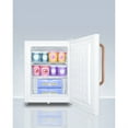thumbnail image 4 of Compact manual defrost all-freezer with lock and copper handle, 4 of 4
