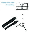 thumbnail image 2 of Portable Music Stand 2 in 1 Dual Use Folding Sheet Music Stand Desktop Book Stand Music Guitar Parts Accessorie, 2 of 8
