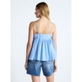thumbnail image 4 of Free Assembly Women's Cotton Pintuck Sleeveless Top, Sizes XS-XXL, 4 of 6