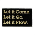 thumbnail image 2 of Home Decorative Outdoor - Indoor Let It Flow Coir Door Mat, 2 of 2