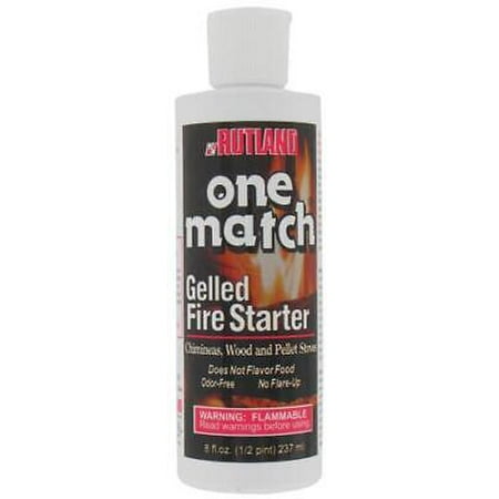 

12pk Rutland One Match 48 Gelled Fire Starter 8 Oz Smokless