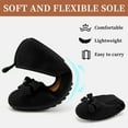 thumbnail image 4 of Ecetana Ballet Flats for Women Foldable Round Toe Slip On Loafer Dress Shoes for Women, 4 of 6