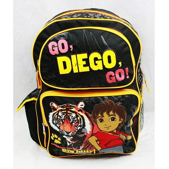 Backpack - Go, Diego, Go - Siberian Tiger Big Kitty (Large School Bag) 82232