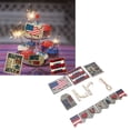 thumbnail image 4 of Independence Day Wooden Decoration, Good In Shape Tray Wooden Ornament  For Gift Making Type 4, 4 of 8