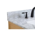 thumbnail image 6 of Elegant Decor Franklin 36" Single Bathroom Vanity with Backsplash - Natural Wood, 6 of 15