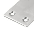 thumbnail image 5 of Uxcell 47 x 38 x 2mm Stainless Steel Flat Straight Brace Repair Plate 8 Pcs, 5 of 5