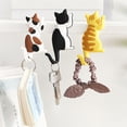 thumbnail image 5 of Farfi Creative Fridge Hook Cartoon Animal Shape Cat Tail Refrigerator Magnet Sticker for Home (White), 5 of 13