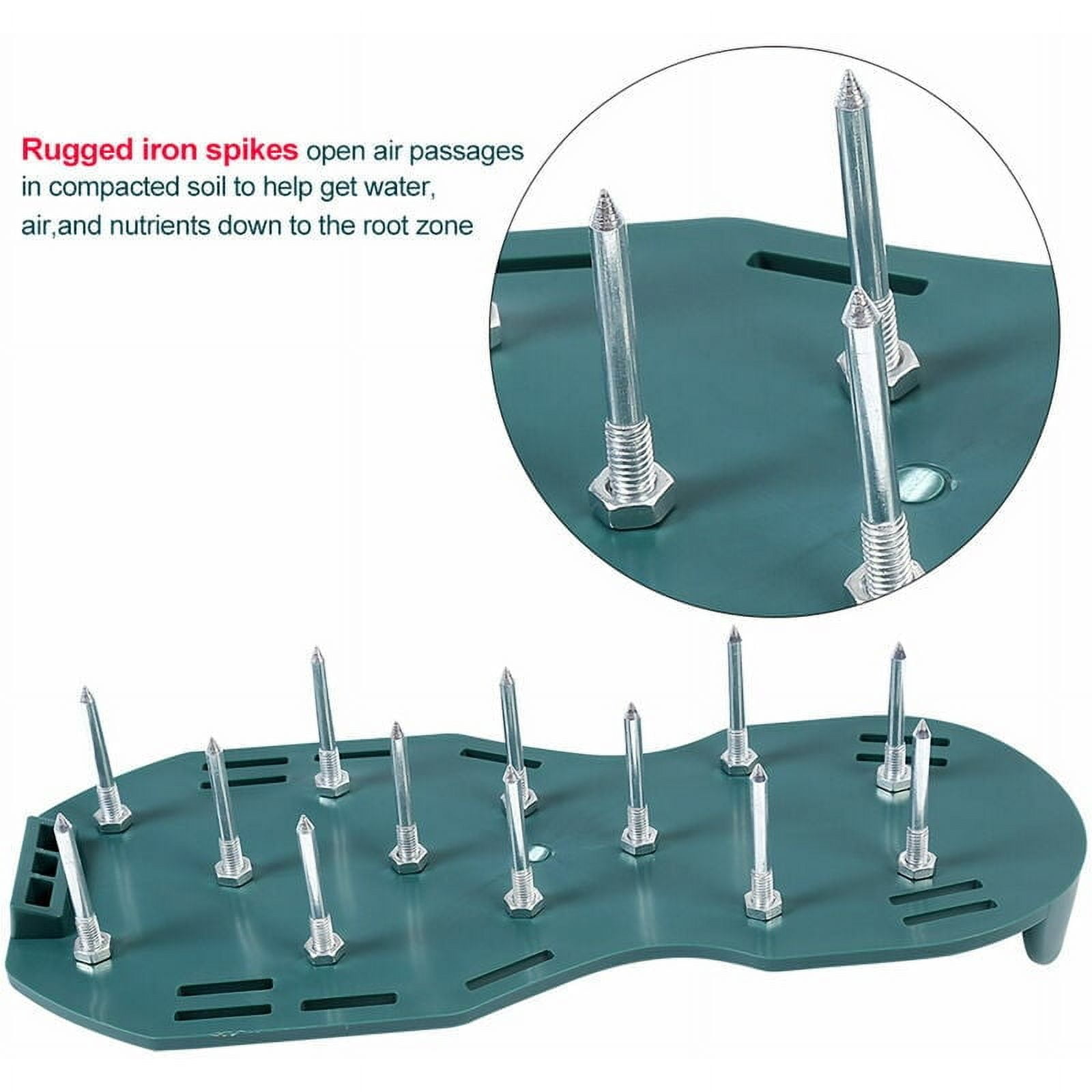 Universal Spiked Shoes For Lawn And Epoxy Floor, Easy Assembly Spiked Shoes For Efficient Soil Aeration And Yard Maintenance