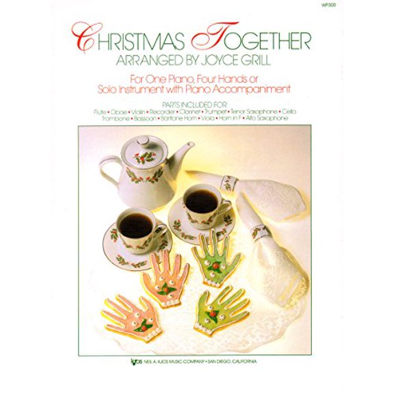 Pre-Owned WP300 - Christmas Together - For One Piano, Four hands or Solo Instrument with Piano Accompaniment Paperback