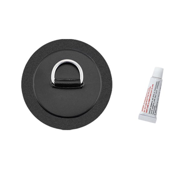 Almohadilla / Parche De Anillo En D De Acero Inoxidable Para Botes Inflables De PVC Negro Sunnimix Parche de anillo D de acero inoxidable