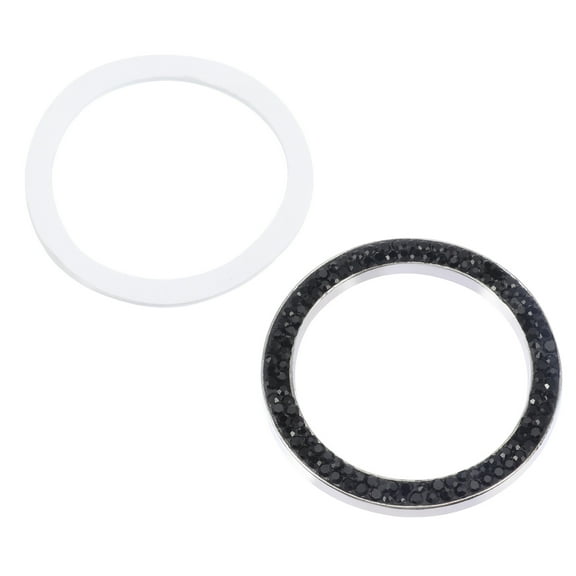 2pcs Engine Start Ignition Push Button Cover Decor