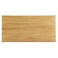 thumbnail image 5 of 70 Inch Dining Table, Brown Oak, Wood, Rectangular, Living Kitchen Cafe Bistro Hospitality Restaurant, Modern Contemporary HB36524, 5 of 10