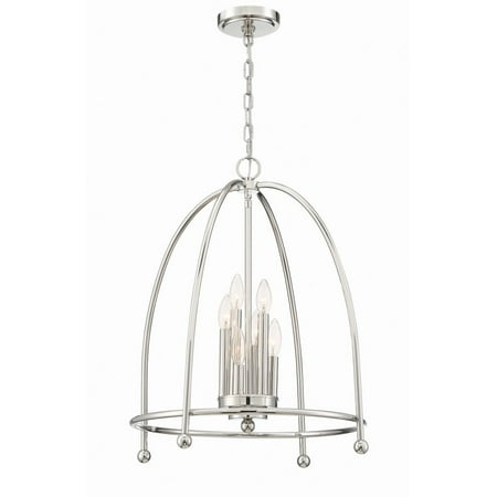 

Eurofase Lighting - Tesia - 6 Light Pendant-Polished Nickel Finish - Eurofase