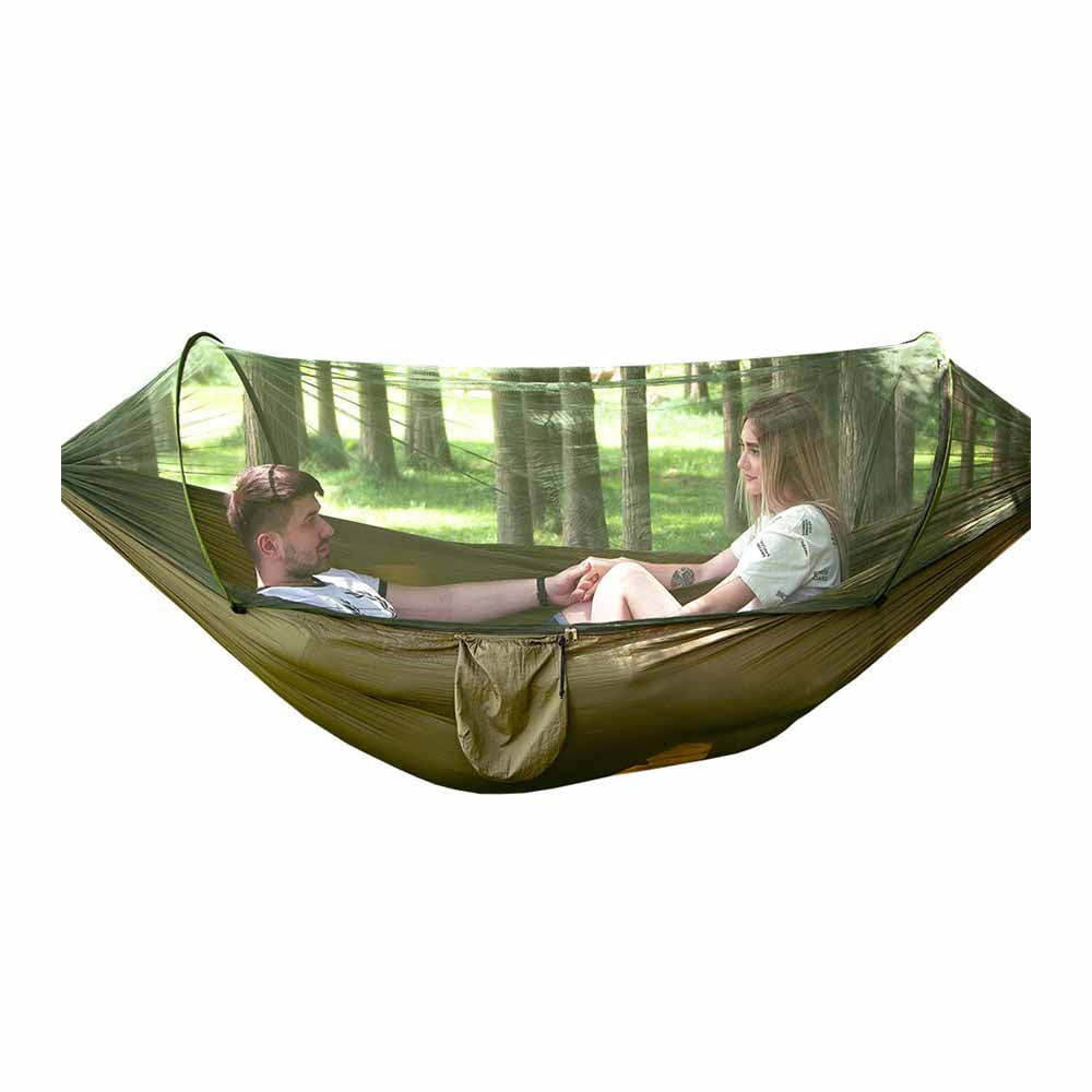 Camping Hammock Mosquito Net, Portable Hammock with Net Single or