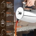 thumbnail image 3 of Secura French Press Coffee Maker, 34-Ounce, 304 Stainless Steel Insulated Coffee Press with Extra ScreenSecura French Press Coffee Maker, 34-Ounce, 3, 3 of 7