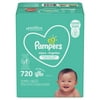 Pampers Baby Wipes, Fragrance Free, 9X Pop-Top, 720 Count