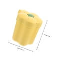 thumbnail image 2 of OULII De Basura Con Tapa Color Amarillo Pequeño Para Almacenamiento En, 2 of 8