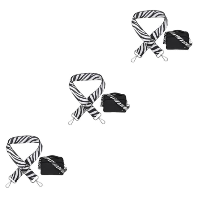 Destyer Exquisite Craft Strap Replacement Scratch-proof And Tear-resistant Stretchy Black and White 3Set