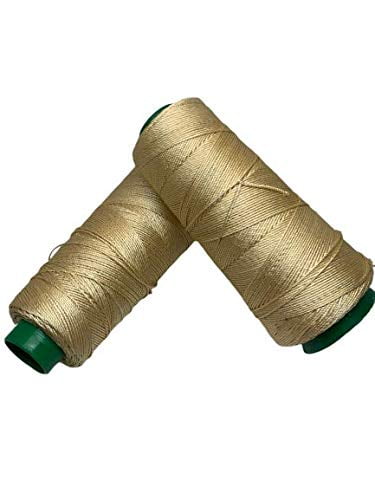 Knitsilk 3 Ply 100% Mulberry Silk Yarn Solid Colors, 50 Grams, 260 Yards, Great for Knitting, Crochet, Weaving, Tapestry - fair Trade (Beige)(Pack of 2)