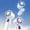 #2255-Light Blue, variant on Cevemin Portable Handheld Mini Fan 6 Speeds USB Rechargeable with LED Digital Display and Lanyard for Makeup Travel Outdoor Sports