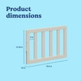 thumbnail image 5 of Graco Toddler Safety Guardrail (Slats), Frosted Oat, 5 of 5