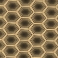 thumbnail image 1 of Ahgly Company Machine Washable Indoor Square Transitional GoldenRod Gold Area Rugs, 6' Square, 1 of 7
