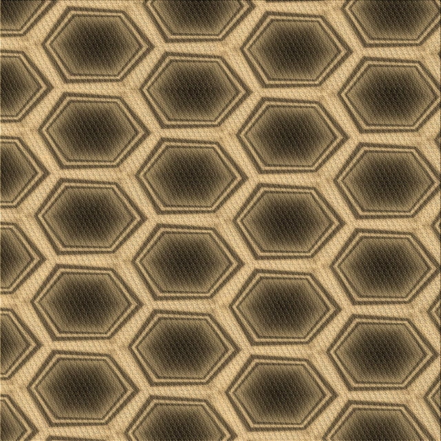 Ahgly Company Machine Washable Indoor Square Transitional GoldenRod Gold Area Rugs, 4' Square