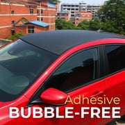 Rockrose 5D High Gloss Black Carbon Fiber Vinyl Wrap, Phone Cover, Helmets and Automotive - Size: 1FT x 5FT