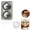 C, variant on 1 Pc 2-Ball Baseball Ice Mold, Large Sphere Ice Maker Tray with Funnel, Slow-Melting Silicone Round Ice Ball Maker for Whiskey and Cocktails, Bar and Kitchen Accessory, 17x6cm (C)