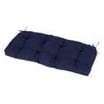 thumbnail image 2 of BPS Outdoor Bench Cushion with Ties, 42" x 19" x 5" Water-Resistant Tufted Patio Swing Love Seat Cushion, 2 of 11