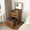 Walnut 631, variant on Compact 3-in-1 Vanity Desk with Lighted Mirror & Stool, Flip Top Makeup Dressing Table with Storage, Small Space Vanity for Bedroom Bathroom Dressing Room, 18.9L Walnut MDF