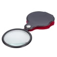 thumbnail image 1 of goriertaly Magnifying Glass Pocket Size Observation Accessory Household Optical Loupe Tool Newspaper Reading Tools with Leather Case, 1 of 8