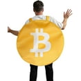 thumbnail image 2 of HandinHandCreations Bitcoin Crypto Cosplay Costume Outfit for All Ages Adult Halloween Party Dress Up Costumes - BTC Fans Dream, 2 of 2