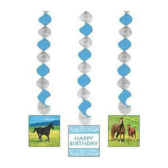 Pony Party Dangling Cutout (3-pack) - Party Supplies